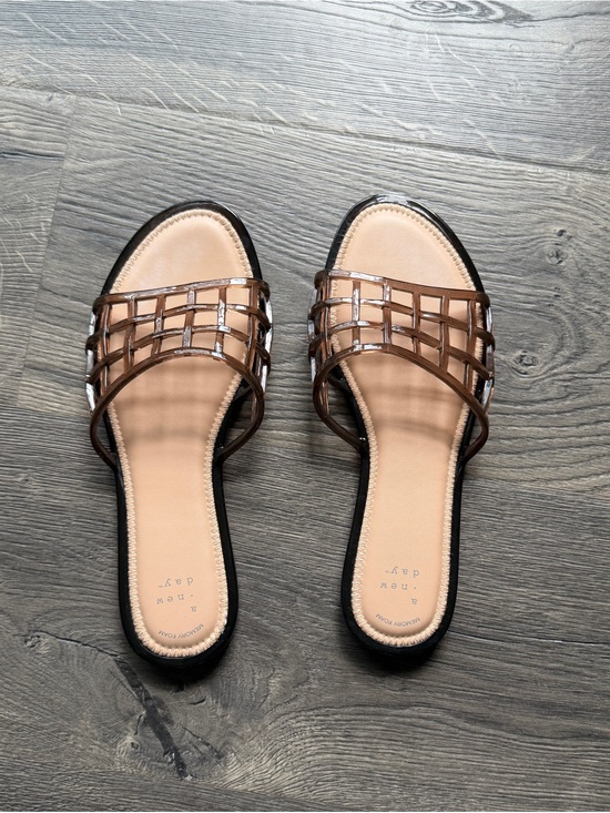 Target Shoes - Target Harbor Jelly Slide Sandals A New Day Brown 8